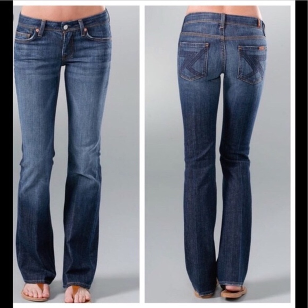 7 for all mankind women’s bootcut Flynt jeans 29